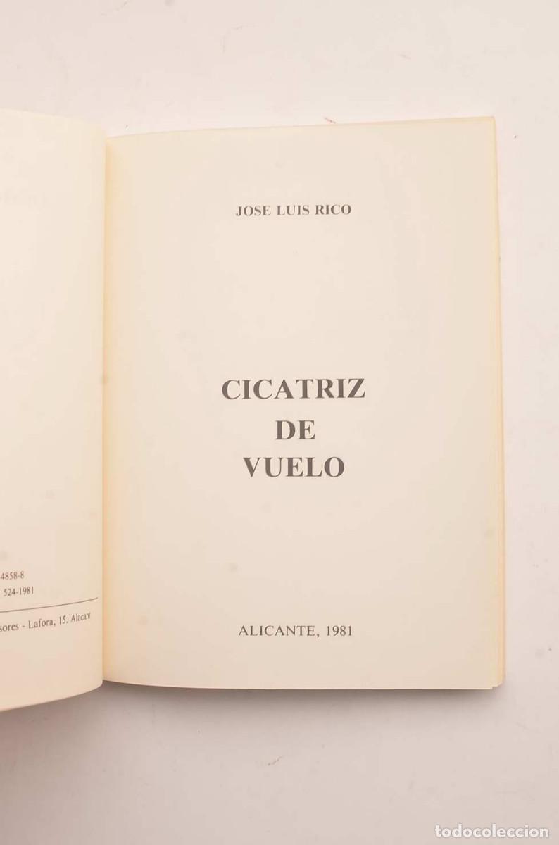 Libros: Cicatriz de vuelo - RICO, Jos&eacute; Luis - Foto 2