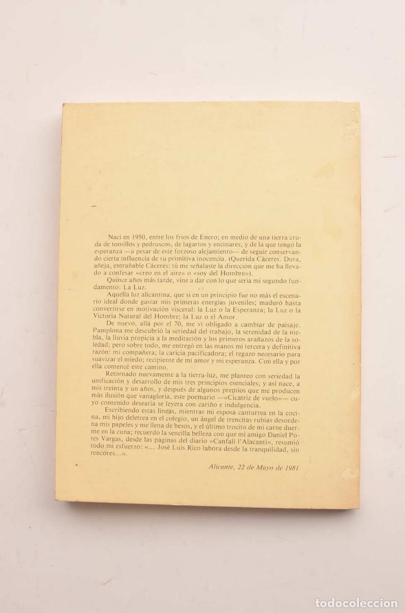 Libros: Cicatriz de vuelo - RICO, Jos&eacute; Luis - Foto 7