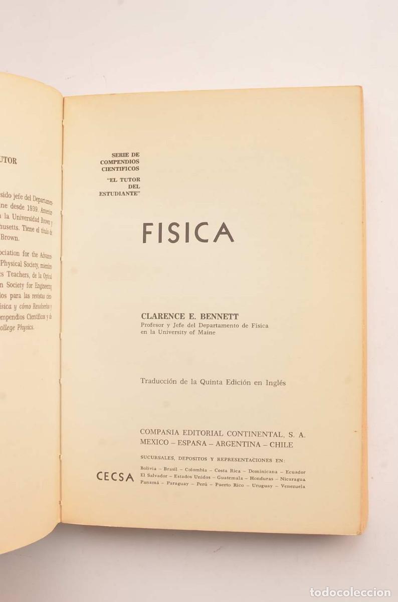 Libros: F&iacute;sica - BENNETT, Clarence E. - Foto 2