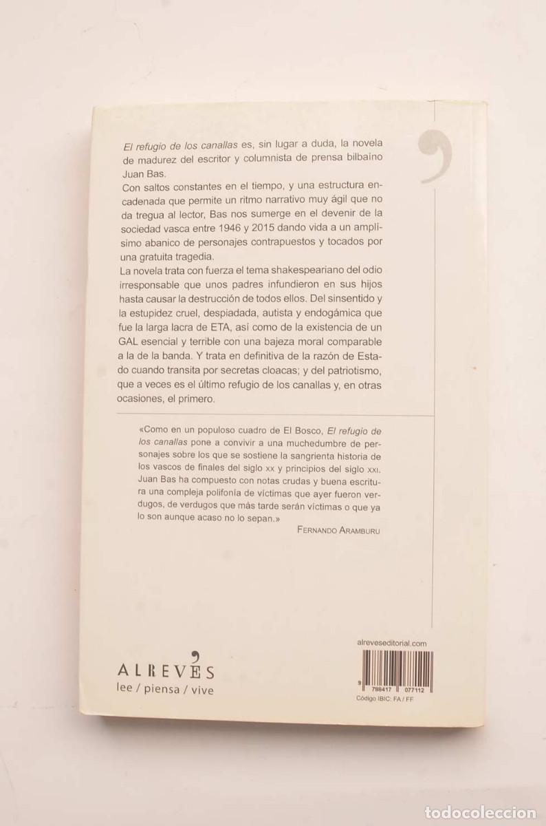 Libros: El refugio de los canallas - BAS, Juan - Foto 3