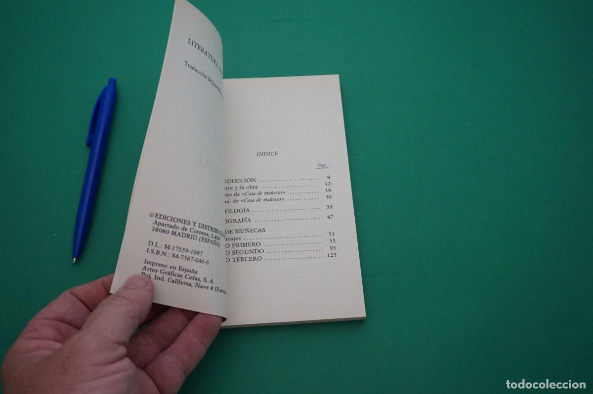 Libros: AMF-31B/ CASA DE MU&Ntilde;ECAS (1&ordm; EDICION) - HENRIK IBSEN / ALBA - Foto 3