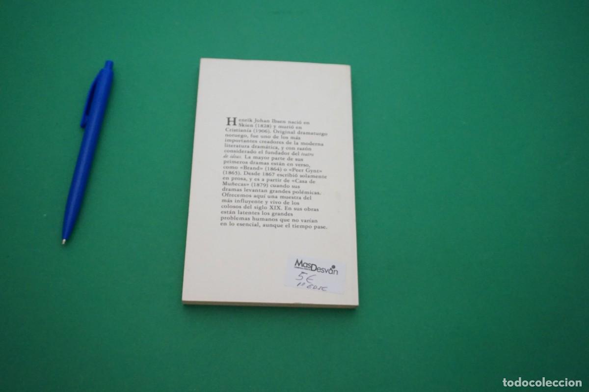 Libros: AMF-31B/ CASA DE MU&Ntilde;ECAS (1&ordm; EDICION) - HENRIK IBSEN / ALBA - Foto 5