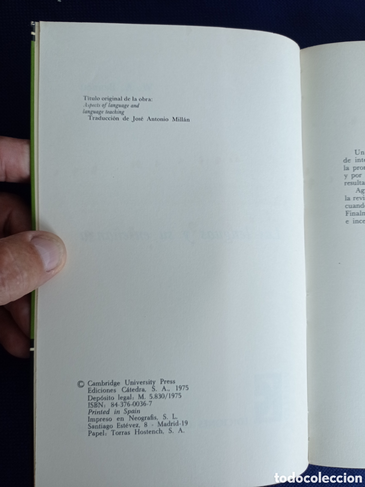 Libros: LAS LENGUAS Y SU ENSE&Ntilde;ANZA, W.A. BENNETT, CATEDRA, BUEN ACEPTABLE - Foto 2
