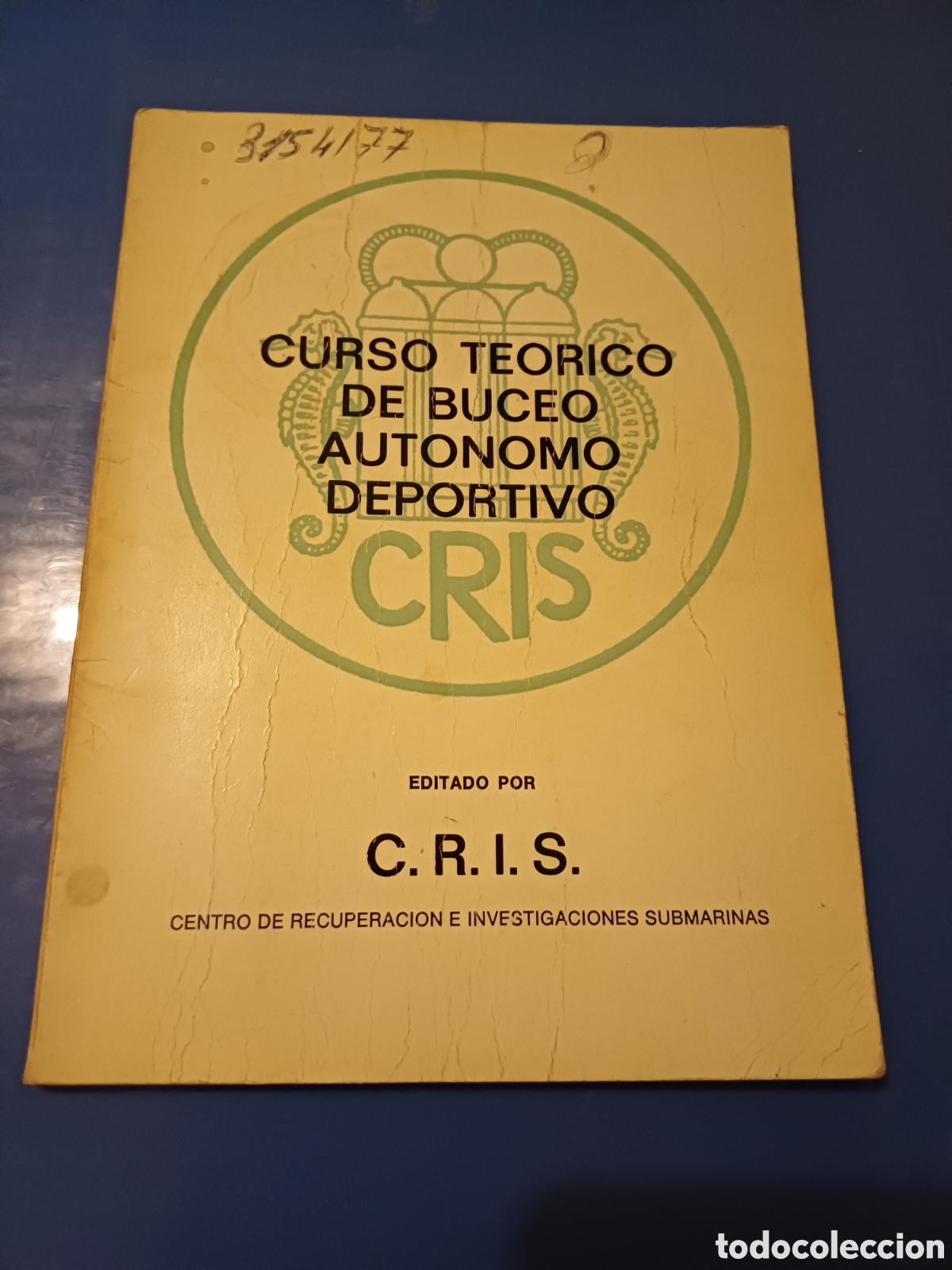 Libros: Curso Teorico de Buceo Autonomo deportivo CRIS Centro Recuperacion Investigaciones Submarinas