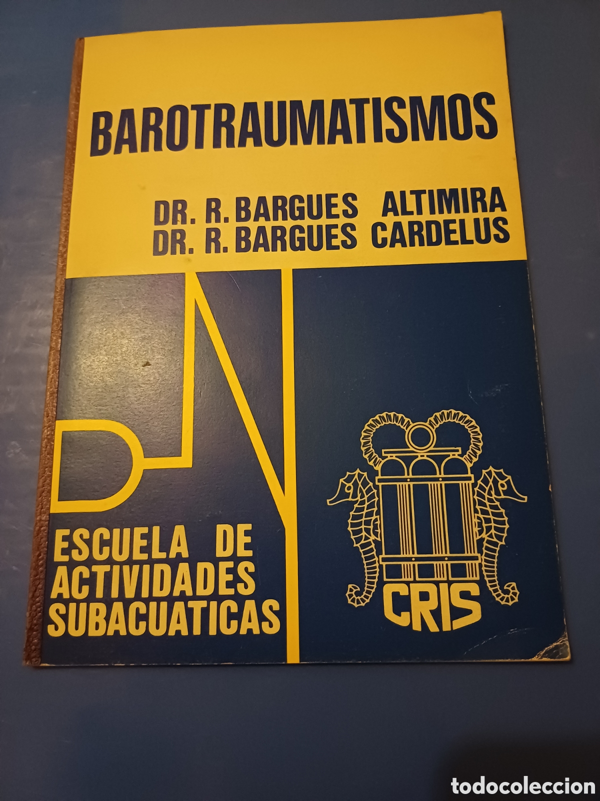 Libros: Barotraumatismos DR R. Bargues Altimira y Dr R Bargues Cardelus Escuela de actividades subacuaticas