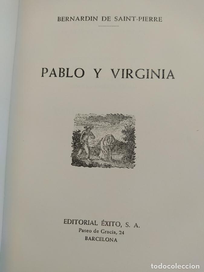 Libros: PABLO Y VIRGINIA. - BERNARD&Iacute;N DE SAINT-PIERRE. TDK672 - Foto 2