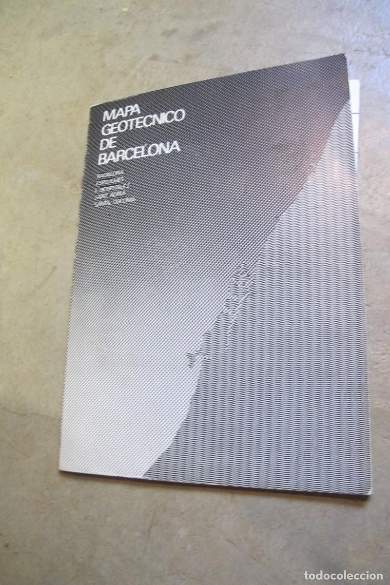 Libros: MAPA GEOTECNICO DE BARCELONA, BADALONA, ESPLUGUES, L'HOSPITALET, SANT ADRIA, SANTA COLOMA