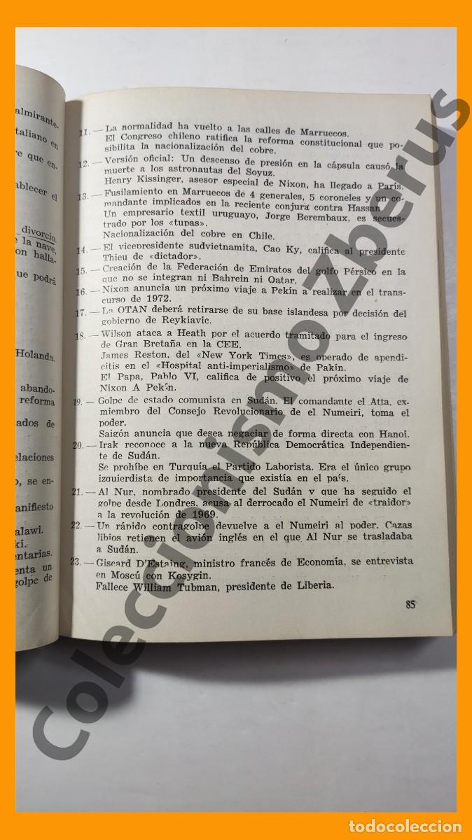 Libros: ALMANAQUE Informativo Espa&ntilde;ol 1972 - Foto 3