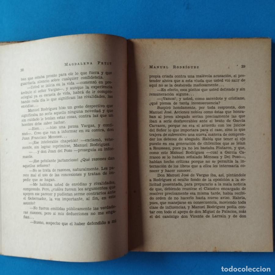 Libros: El Patriota Manuel Rodr&iacute;guez. - Petit, Magdalena. - Foto 3