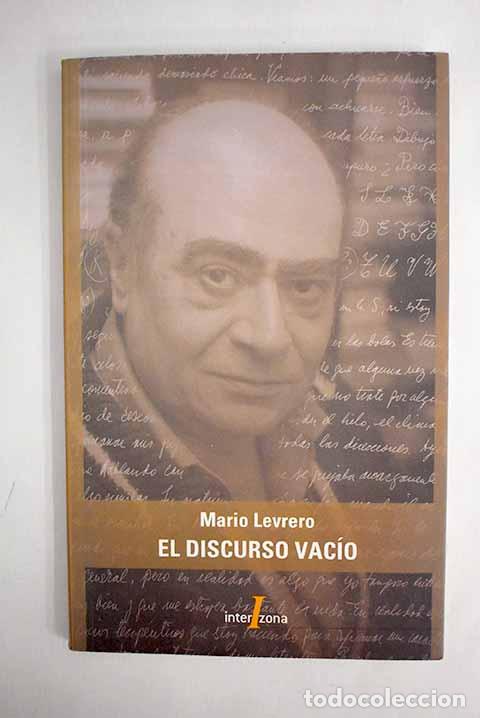 Libros: El discurso vac&iacute;o.- Levrero, Mario - Foto 1