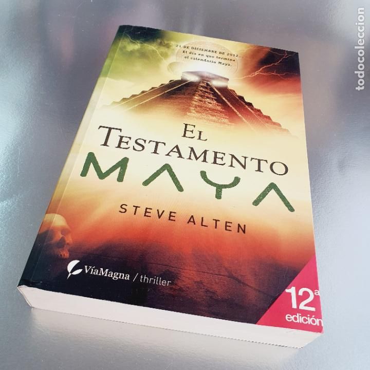 Livres: LIBRO-EL TESTAMENTO MAYA-STEVE ALTEN-VIA MAGNA-1993-COLECCIONISTAS-NUEVO
