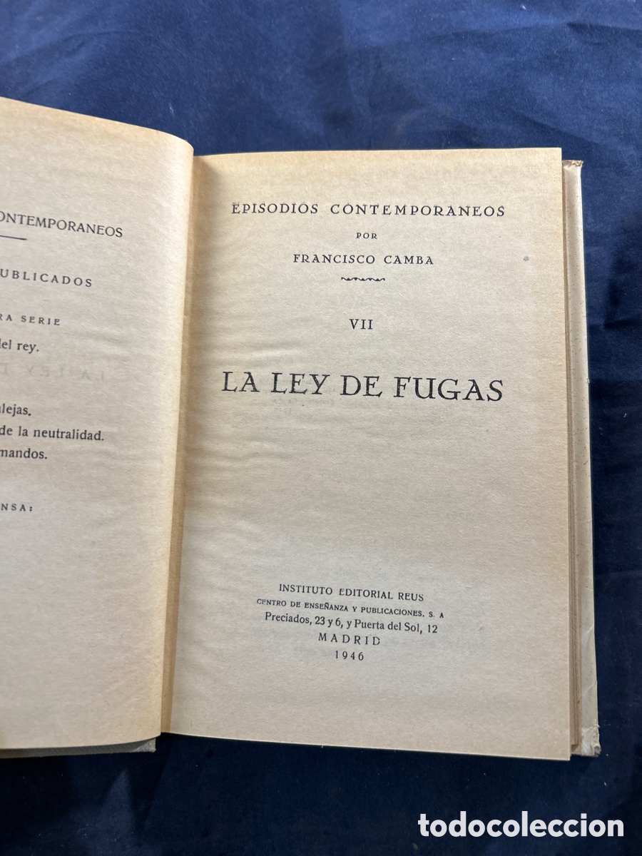 Libros: La ley de fugas - Foto 2