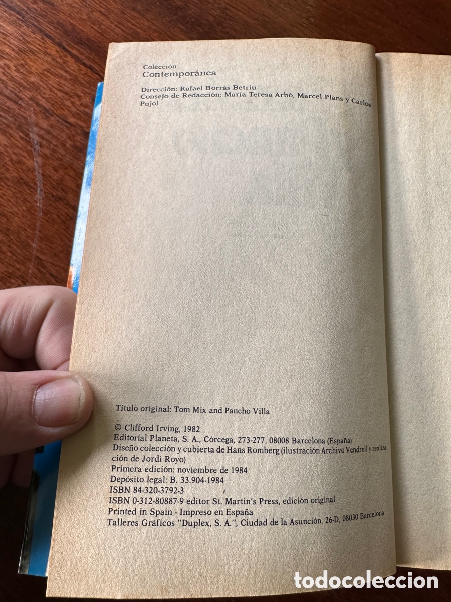 Libros: TOM MIX Y PANCHO VILLA - CLIFFORD IRVING - Foto 3