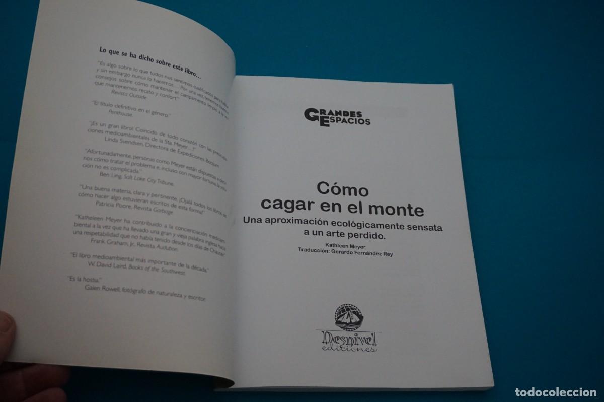 Libros: AMF-31C/ COMO CAGAR EN EL MONTE - KATHLEEN MEYER - Foto 2