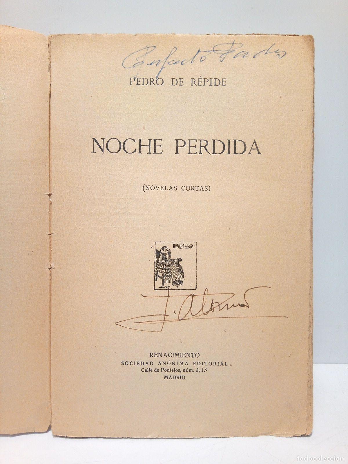 Libros: REPIDE, Pedro de - Noche perdida. (Novelas cortas) - Foto 2