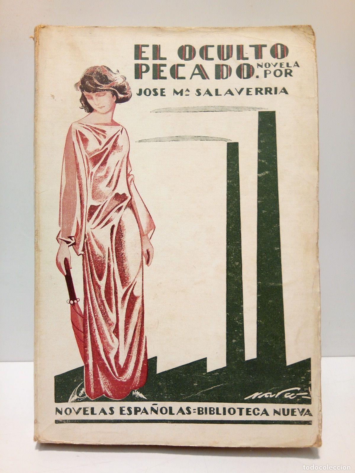 Libros: SALAVERRIA, Jos&eacute; Mar&iacute;a - El Oculto Pecado (Novela) - Foto 1