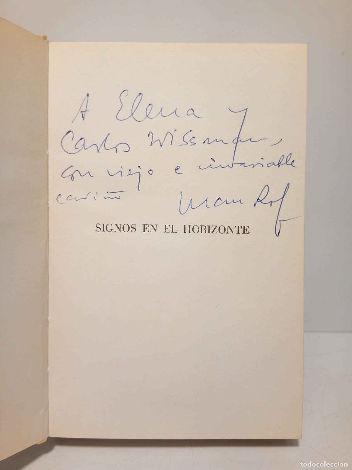 Libros: ROF CARBALLO, Juan - Signos en el horizonte - Foto 2