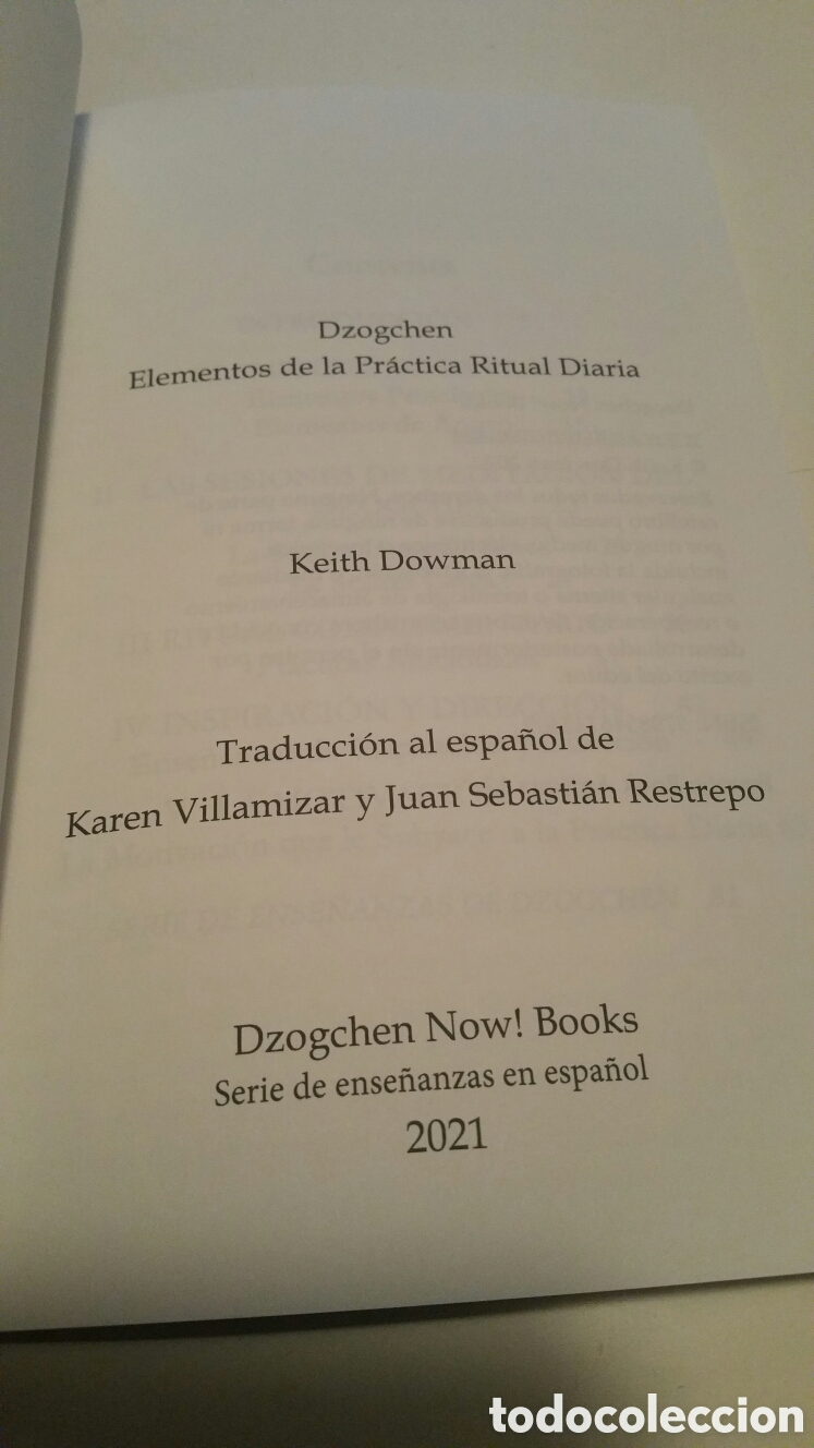 Libros: La pr&aacute;ctica diaria del Dzogchen. Keith Dowman , 2020. - Foto 4