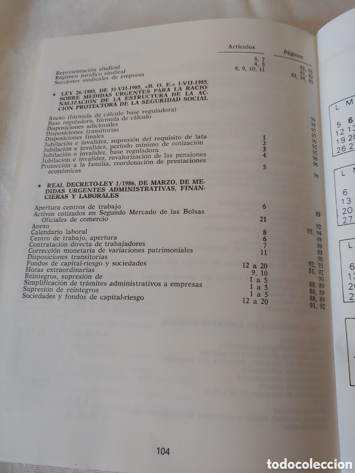Libros: Legislaci&oacute;n laboral 1987-USO - Foto 7