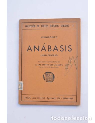 Libros: An&aacute;basis. Libro primero - JENOFONTE - Foto 1