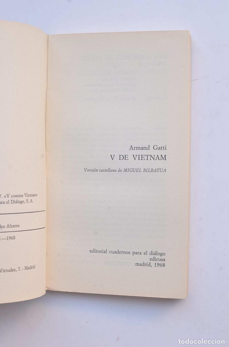Libros: V de Vietnam - GATTI, Armand - Foto 2
