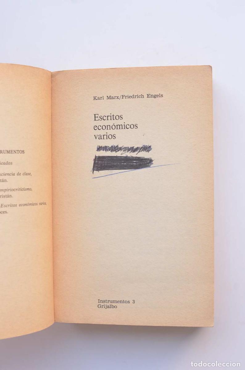 Libros: Escritos econ&oacute;micos varios - MARX, Karl y ENGELS, Friedrich - Foto 2