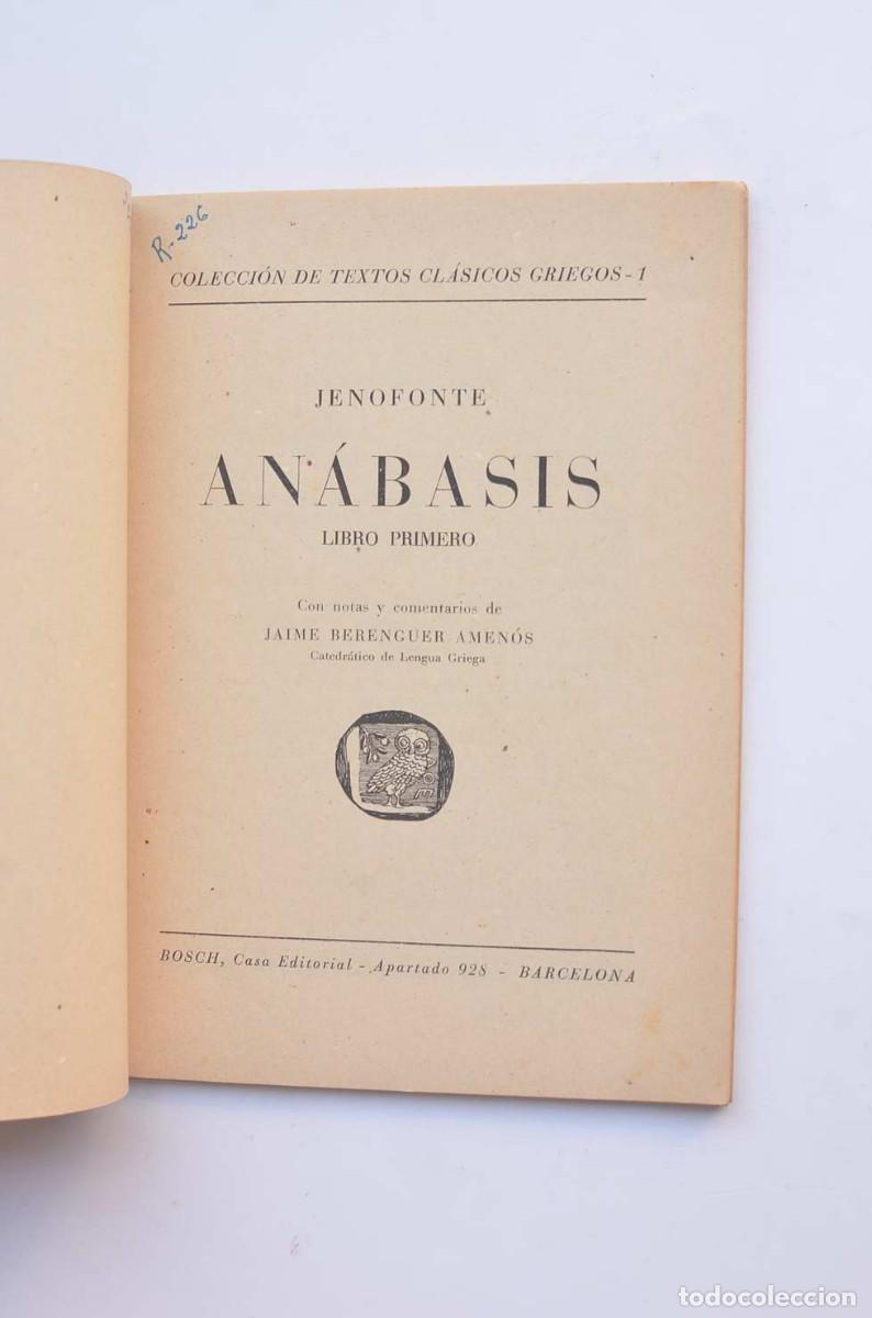 Libros: An&aacute;basis. Libro primero - JENOFONTE - Foto 2