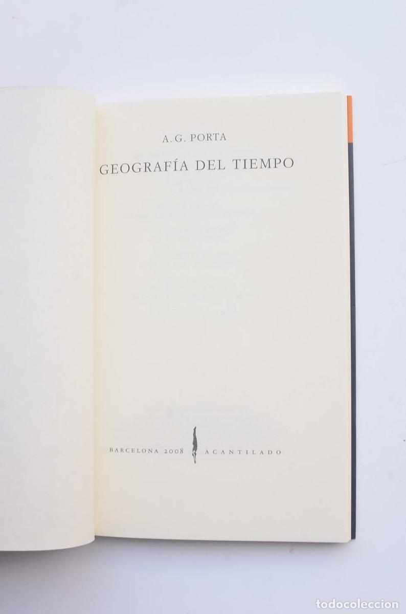 Libros: Geograf&iacute;a del tiempo - PORTA, A. G.&nbsp; - Foto 2
