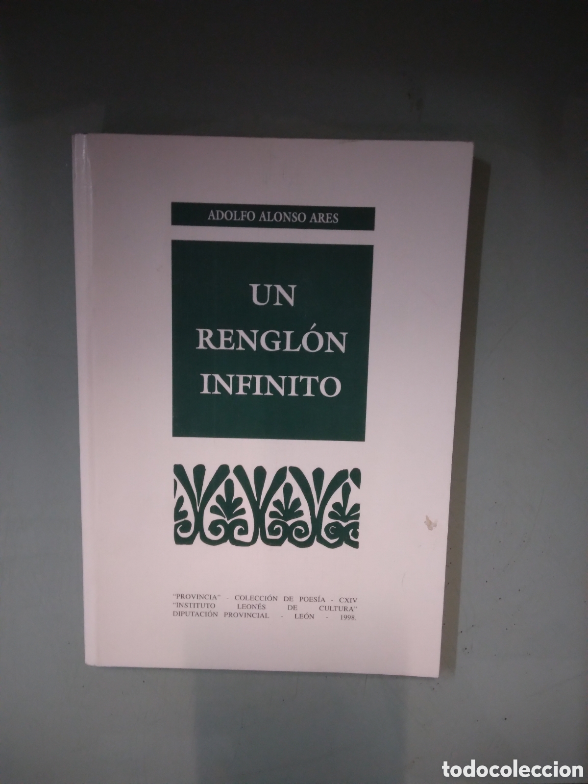 Libros: Adolfo Alonso Ares, Un renglon infinito - Foto 1