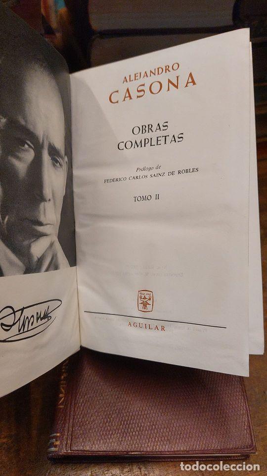 Libros: OBRAS COMPLETAS. Pr&oacute;logo Federico Sainz de Robles. - CASONA, Alejandro. - Foto 3