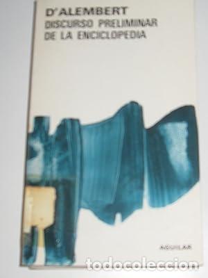Libros: DISCURSO PRELIMINAR DE LA ENCICLOPEDIA - D&acute;Alembert,Jean - Foto 1