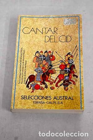 Libros: CANTAR DEL CID - Men&eacute;ndez Pidal (Texto antiguo) - Foto 1