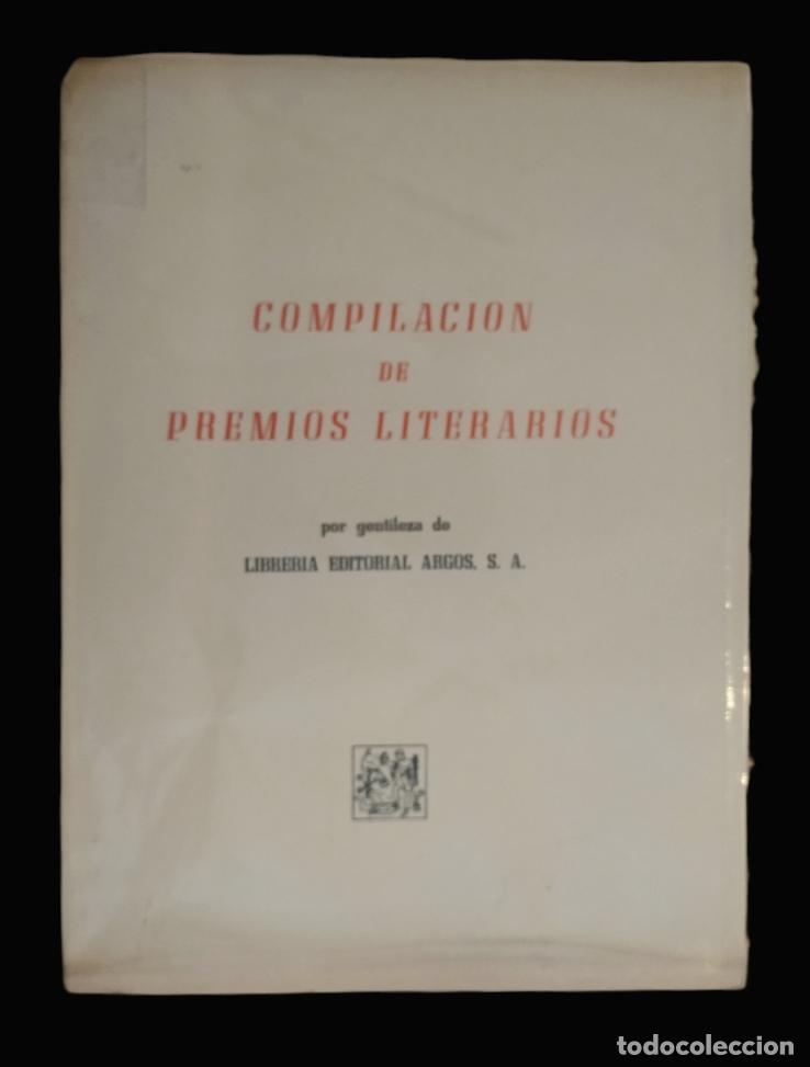Libros: COMPILACI&Oacute;N DE PREMIOS LITERARIOS / LIBRER&Iacute;A EDITORIAL ARGOS 1966. - Foto 1