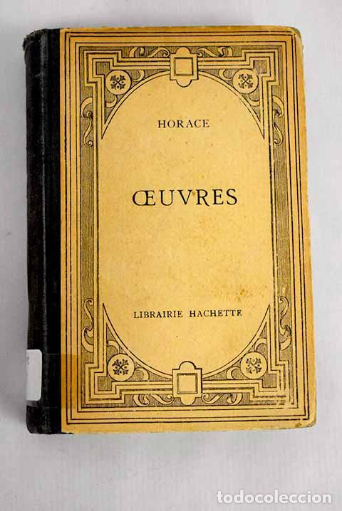 Libros: Ouvres.- Horace - Foto 1