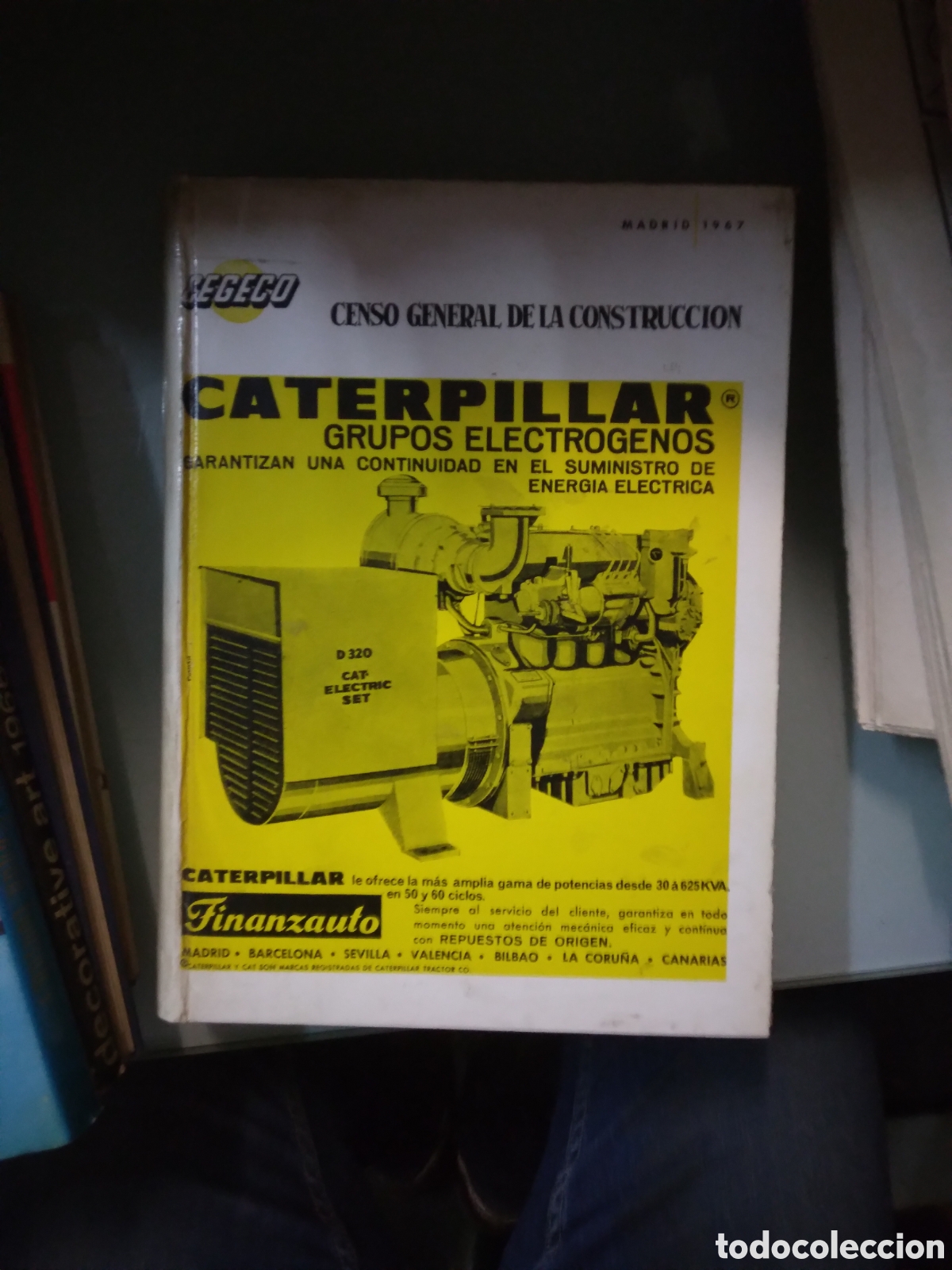 Libros: Censo General de la Construcci&oacute;n, Madrid 1967, Caterpillar - Foto 1