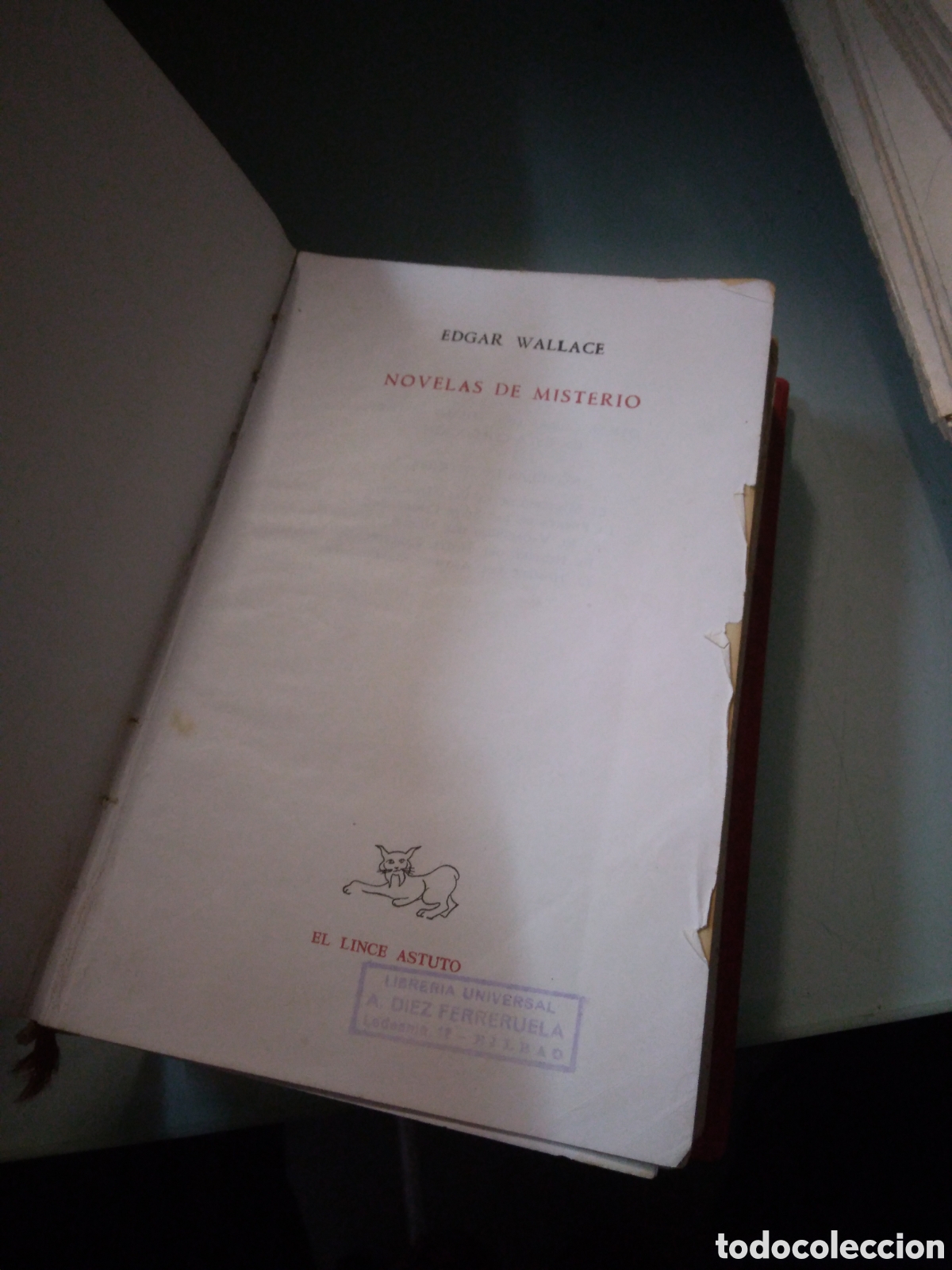 Libros: Edgar Wallace, El lince astuto, Novelas de misterio, - Foto 2
