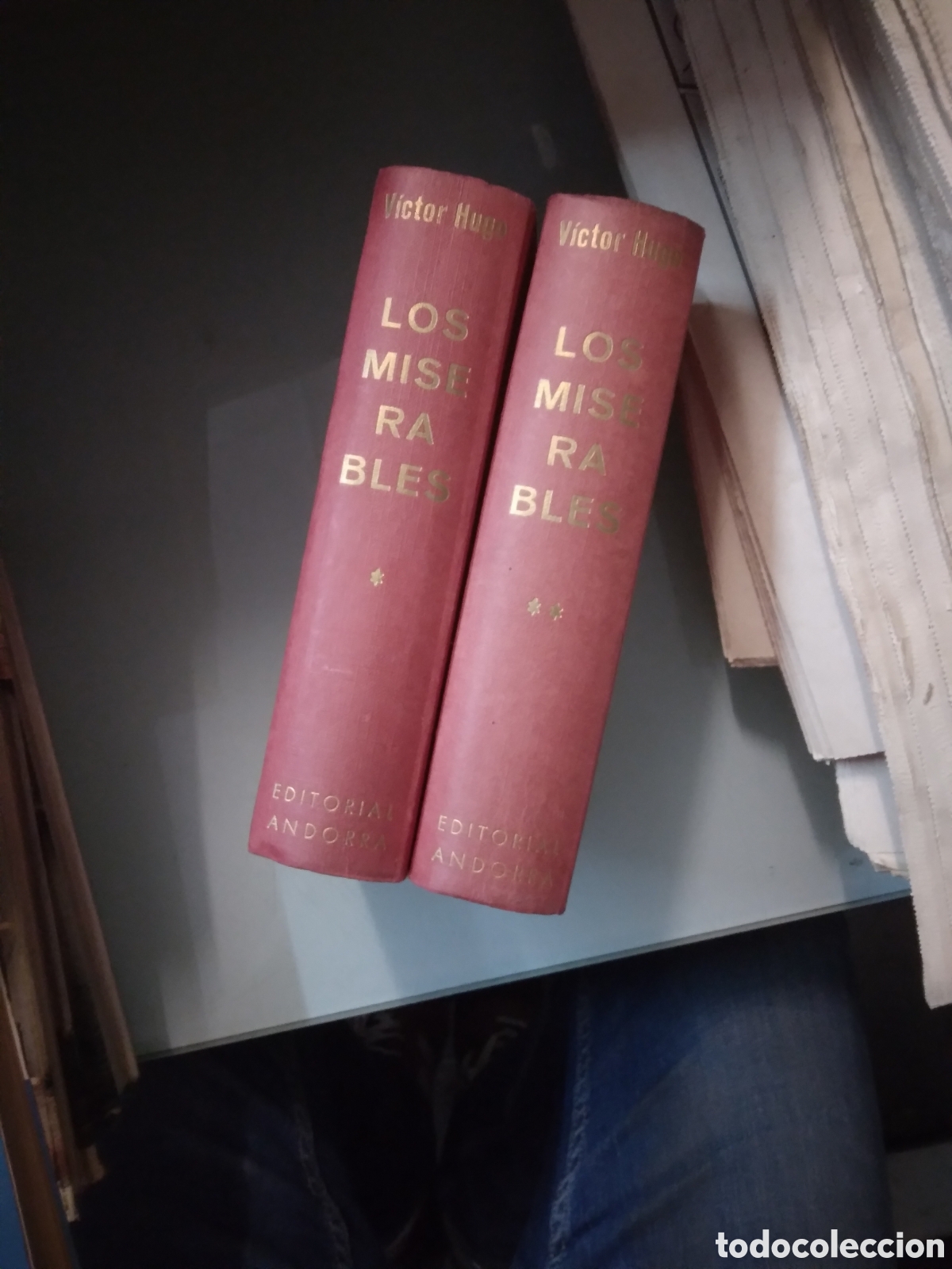 Libros: Victor Hugo, Los.miswrables, Editorial Andorra, 2 tomos - Foto 1