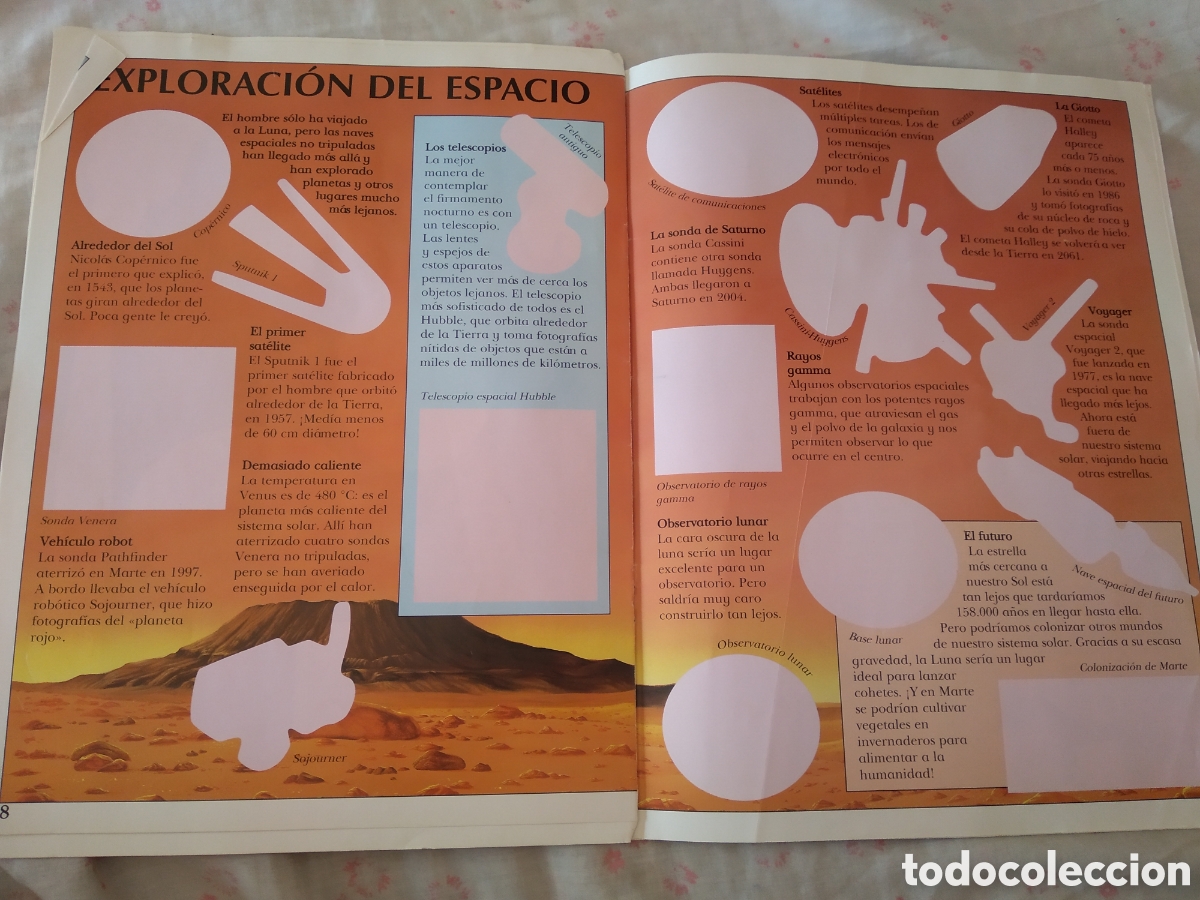 Libros: LIBRO EL UNIVERSO CUADERNO DE PEGATINAS (NO LAS TIENE TODAS) - Foto 3