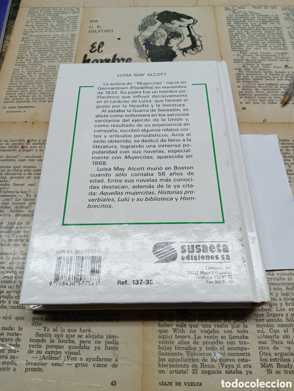 Libros: Mujercitas. Louisa May Alcott. Susaeta. - Foto 2