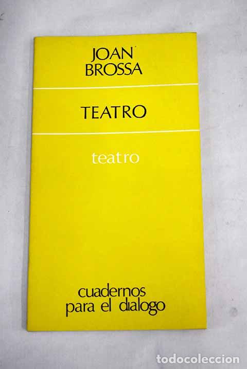 Libros: Teatro: Brossa, Joan.- Brossa, Joan - Foto 1