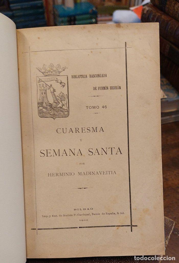 Libros: CUARESMA Y SEMANA SANTA. - MADINAVEITIA, Herminio. - Foto 2