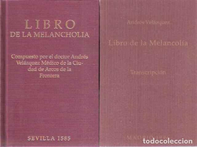 Libros: Libro de la melancholia - Andr&eacute;s Vel&aacute;zquez - Foto 1