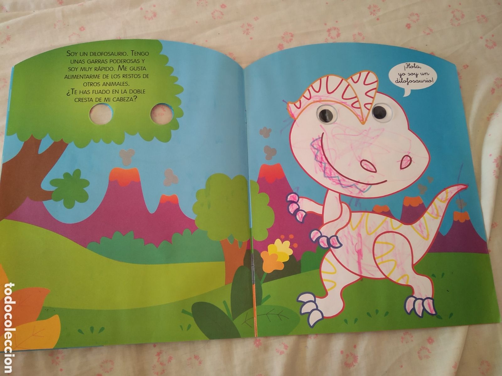Libros: LIBRO PINTA Y COLOREA DIBUJOS DE DINOSAURIOS (NO LLEVA LAS PEGATINAS) - Foto 5