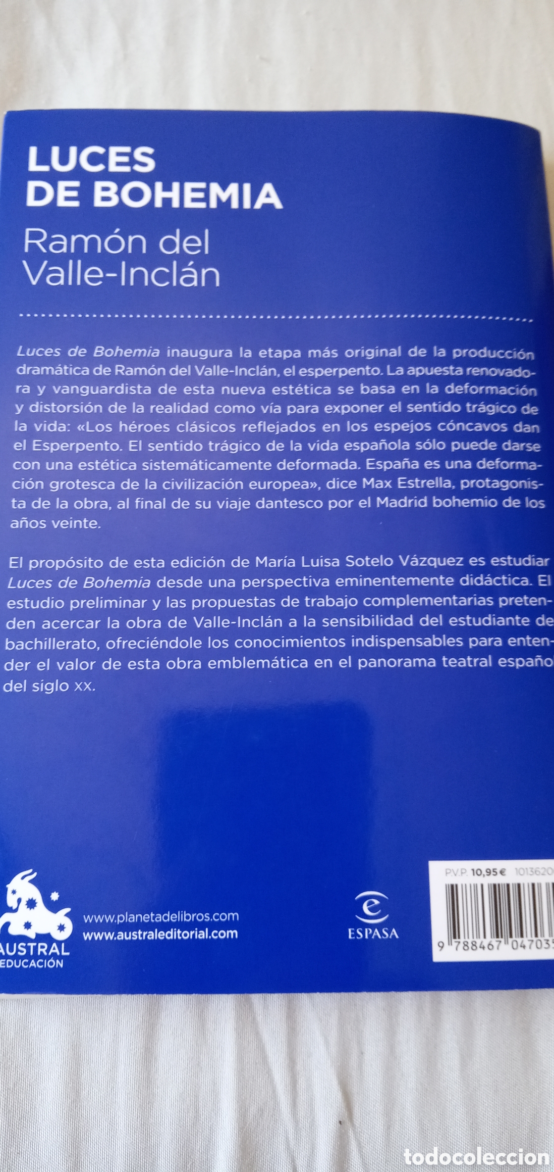 Libros: Luces de bohemia.Valle-Inclan.Seminuevo. - Foto 2
