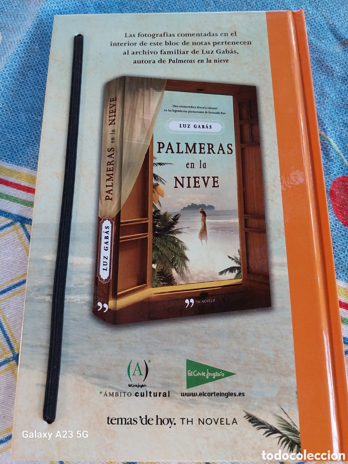 Libros: BLOC DE NOTAS DEL LIBRO PALMERAS EN LA NIEVE . SIN ESCRIBIR. NUEVO - Foto 3