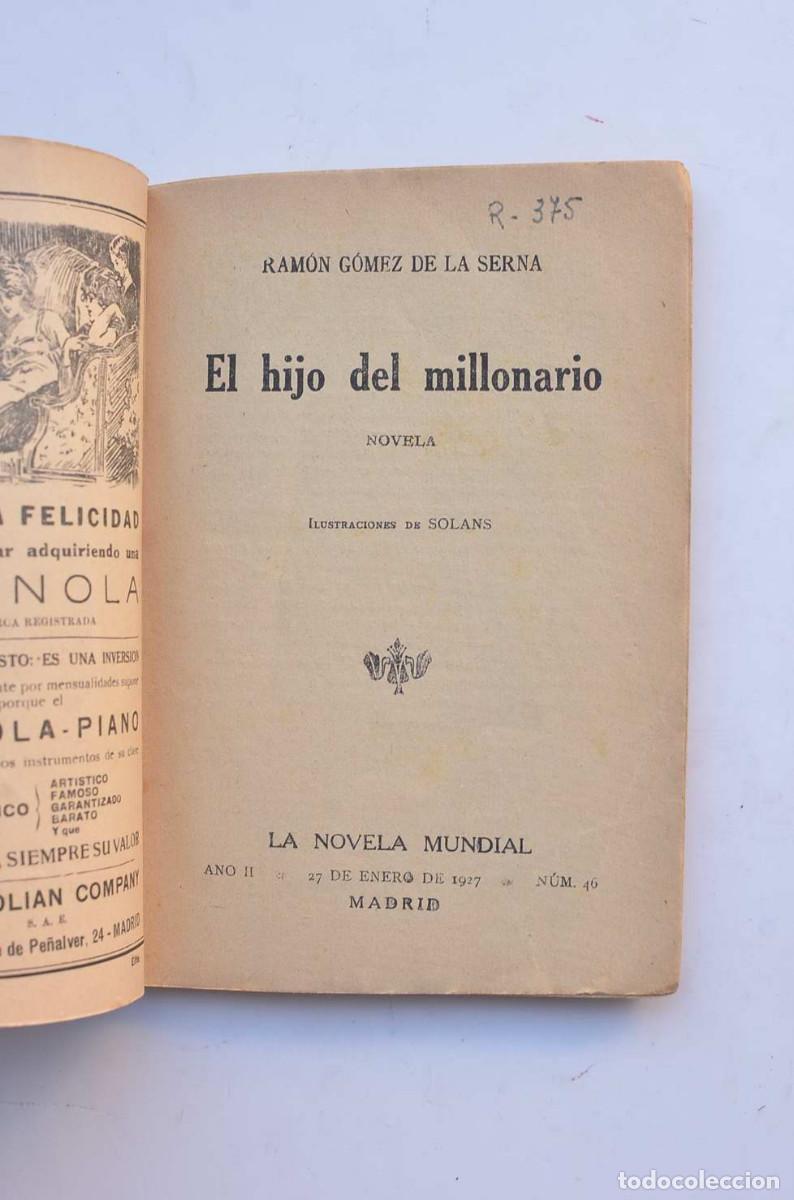 Libros: EL hijo del millonario - G&Oacute;MEZ DE LA SERNA, Ram&oacute;n - Foto 2