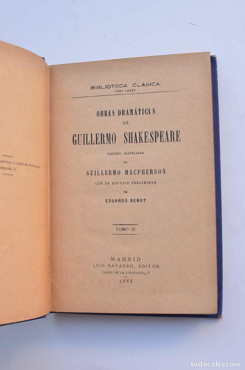 Libros: Otelo - Romeo y Julieta - Hamlet - SHAKESPEARE, Willam - Foto 3