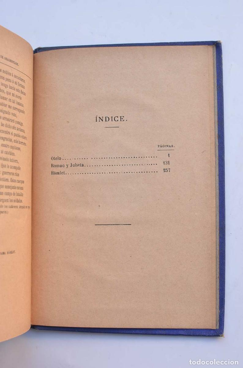 Libros: Otelo - Romeo y Julieta - Hamlet - SHAKESPEARE, Willam - Foto 4