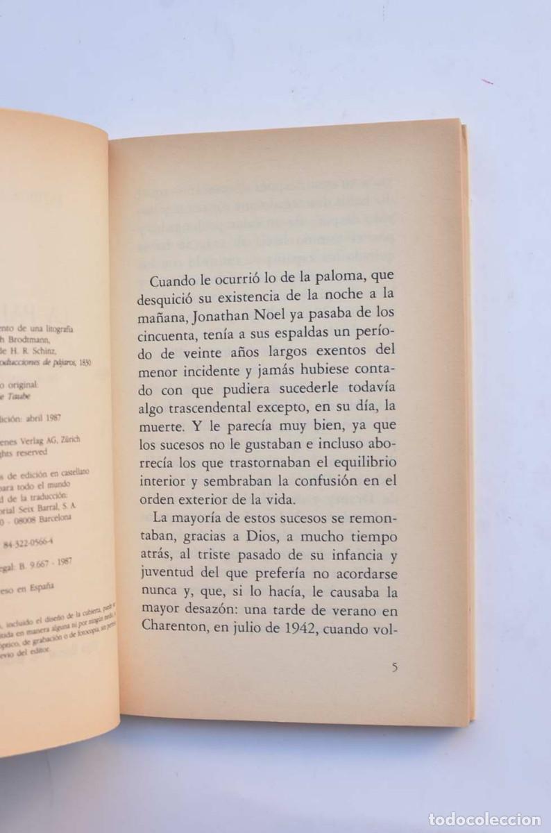 Libros: La paloma - S&Uacute;SKIND, Patrick - Foto 3