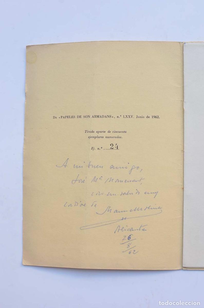 Libros: Mar del miedo - MOLINA, Manuel - Dedicatoria aut&oacute;grafa del autor - Tirada numerada - Foto 2